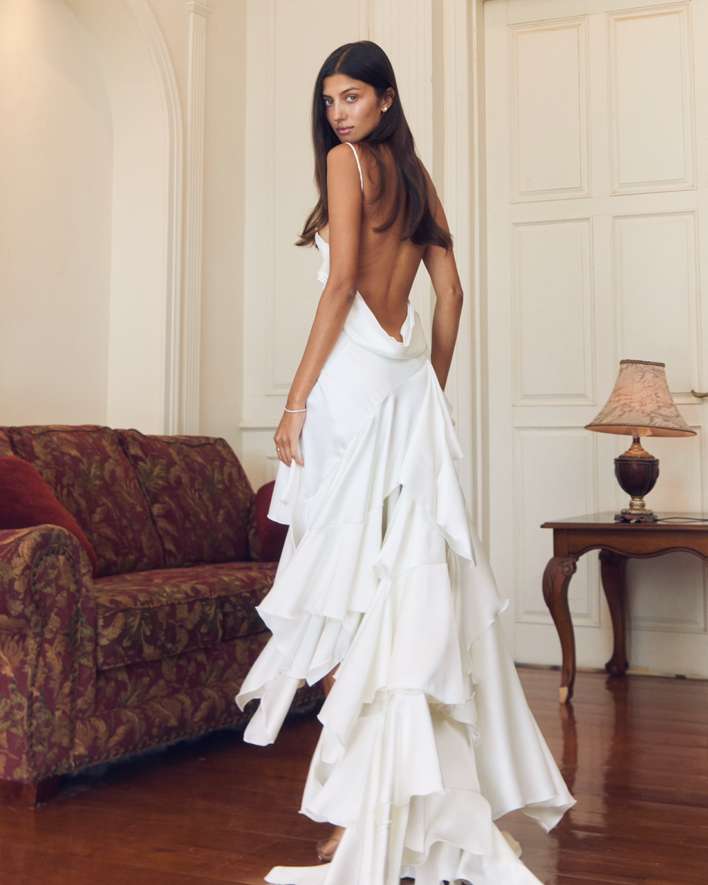 Rosalinda Ruffle Maxi Dress