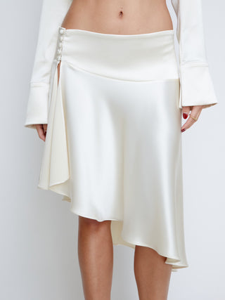 Diana Midi Skirt - Ivory