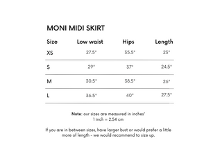 Moni Midi Skirt - Green