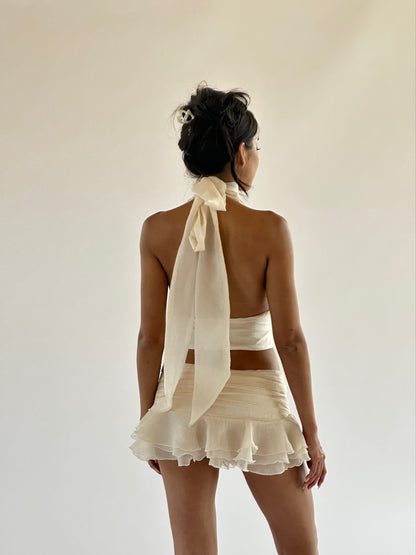 Giselle Mini Skirt - Ivory
