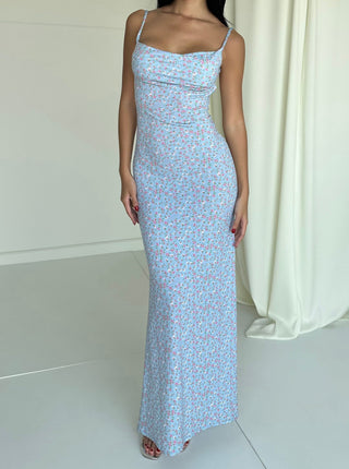 Sample Monica Maxi Dress - Blue