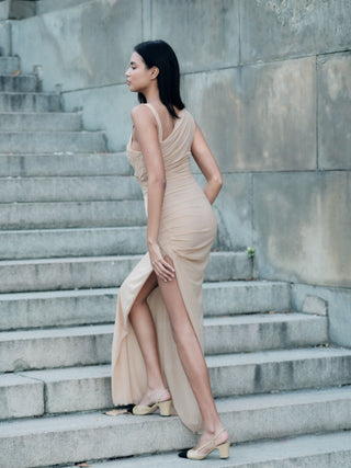 Ruth Maxi Dress - Nude