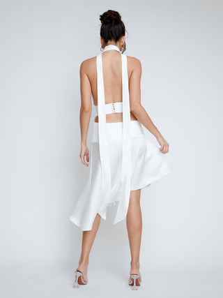 Diana Midi Skirt - White