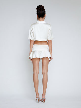 Anne Mini Skirt - Ivory