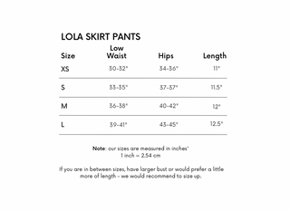 Lola Mini Skirt Pants - Green
