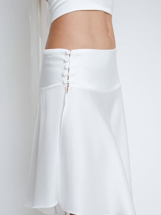 Diana Midi Skirt - White