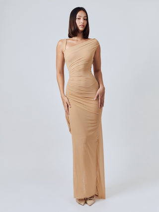 Ruth Maxi Dress - Nude