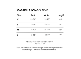 Gabriella Long Sleeve
