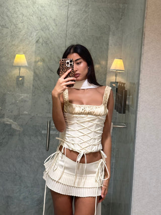 Gia corset top - Ivory