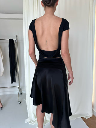 Diana Midi Skirt - Black