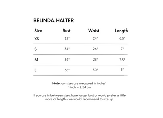 Belinda Halter Top - Ivory
