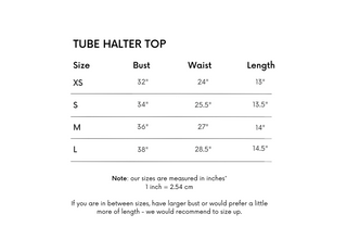 Tube Halter Top - Ivory