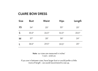 Claire Bow Dress - Grey