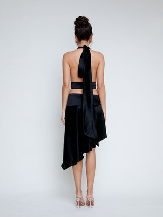 Diana Midi Skirt - Black