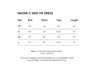 Naomi C Midi Tie Dress - Brown