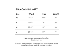 Blanca Midi Skirt - Ivory