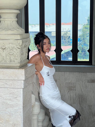 Valentina Midi Dress - White