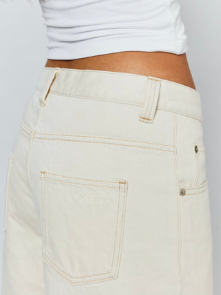 Melanie Boyfriend Denim - Ivory