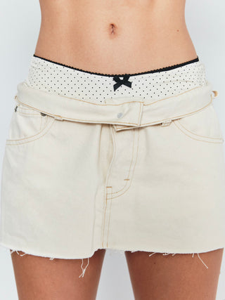 Hannah Mini Skirt - Ivory