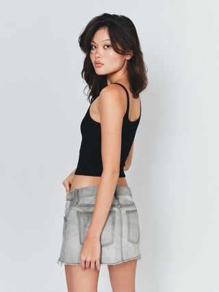 Hannah Mini Skirt - Grey