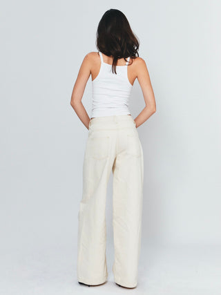 Melanie Boyfriend Denim - Ivory