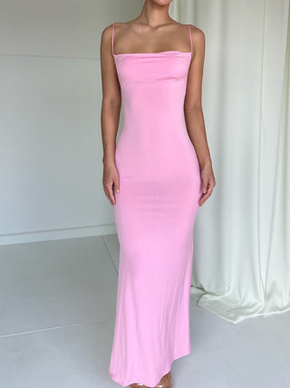 Sample Carrie Maxi Dress - Baby Pink
