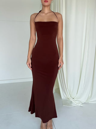 Sample Chrissy Dress - Brown