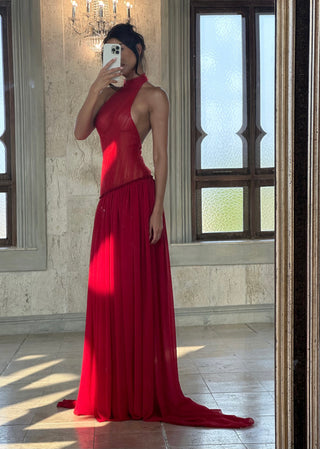 Joelle Maxi Dress - Red
