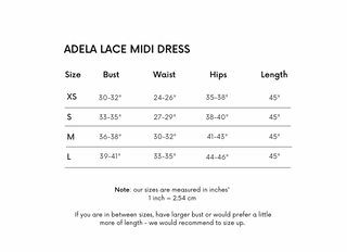 Cherie Adela Lace Midi Dress