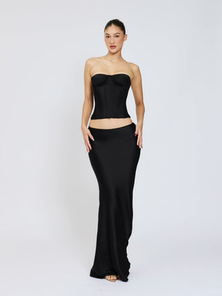 Cherie Amara Corset Top - Black