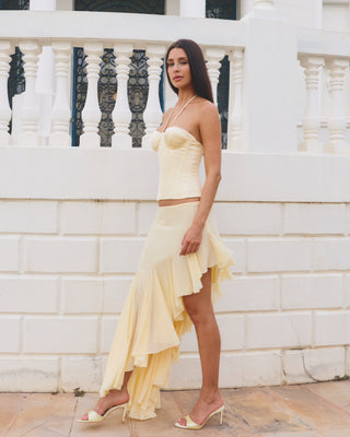 Cherie Amira Maxi Skirt - Yellow