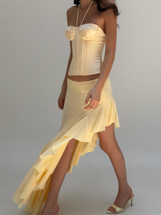 Cherie Amira Maxi Skirt - Yellow