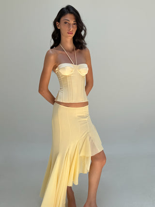 Cherie Amira Maxi Skirt - Yellow