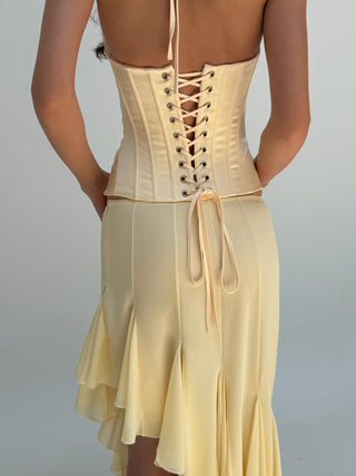 Cherie Amira Maxi Skirt - Yellow