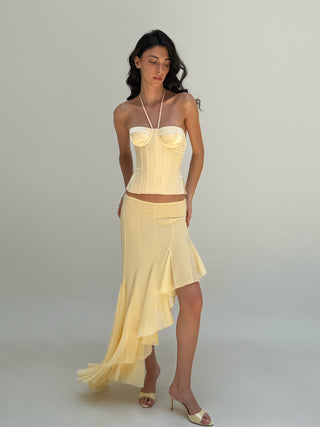 Cherie Amira Maxi Skirt - Yellow