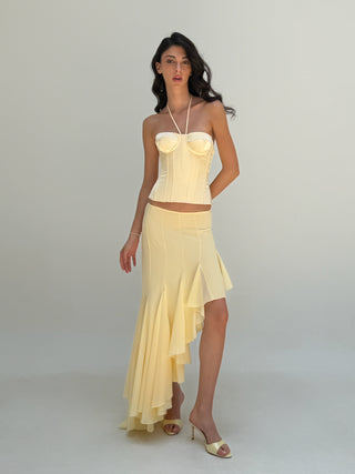 Cherie Amira Maxi Skirt - Yellow