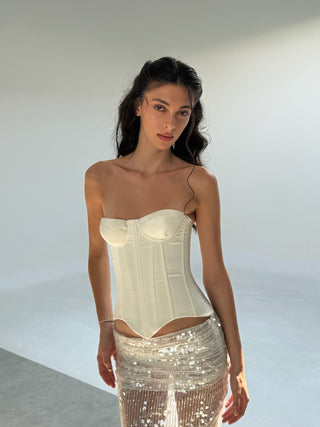 Cherie Ariella Maxi Skirt - White