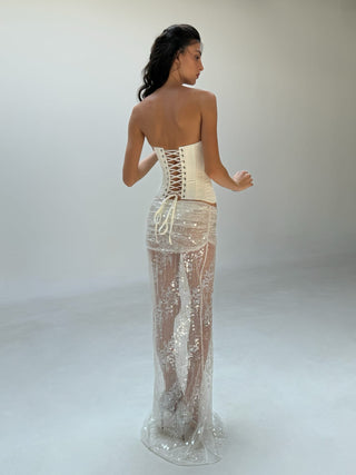 Cherie Ariella Maxi Skirt - White