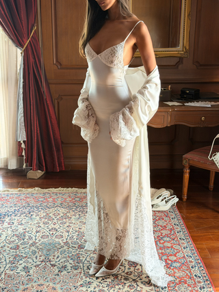 Cecelia Maxi Dress - White Cherie Cecelia Maxi Dress - White Cherie