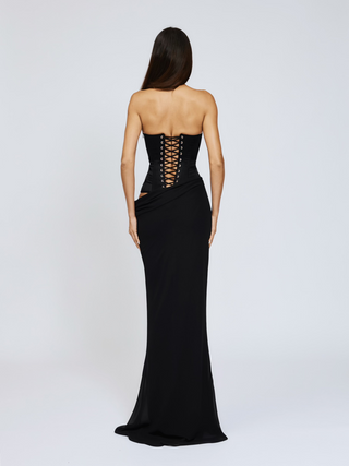 Cherie Clara Maxi Dress - Black