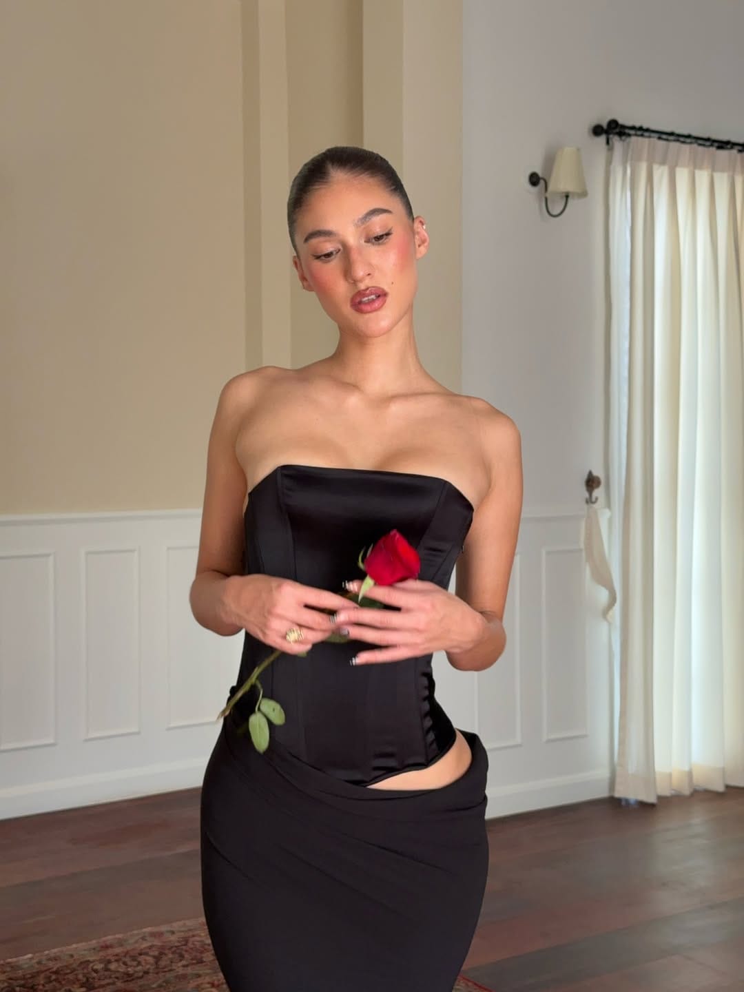 cara black corset maxi dress Clothing : Maxi Dresses : 'Cara' Black Corset Maxi Dress