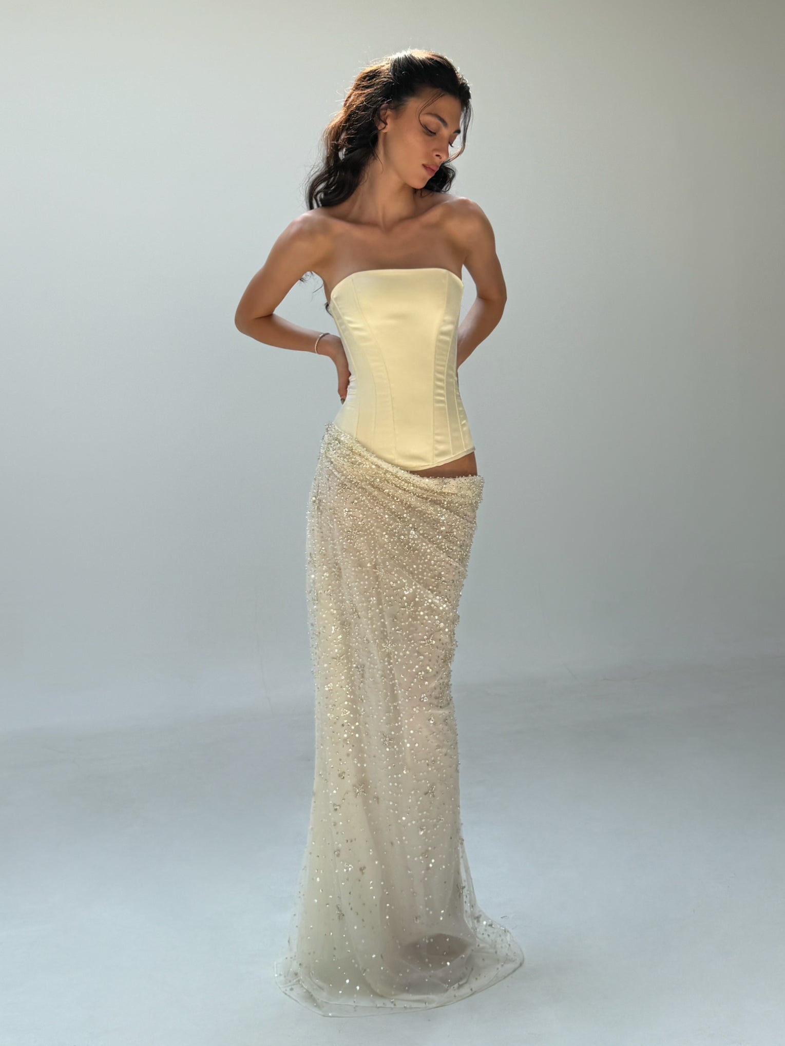 Clara Maxi Dress Ivory