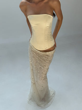 Cherie Clara Maxi Dress Ivory