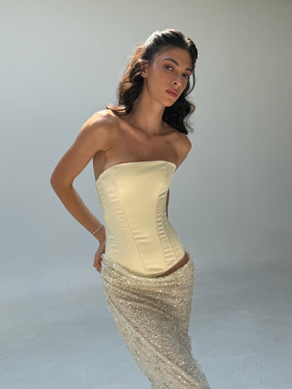 Cherie Clara Maxi Dress Ivory