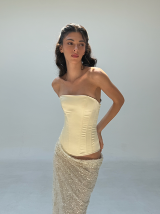 Cherie Clara Maxi Dress Ivory