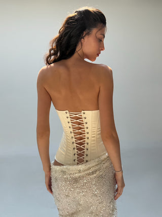 Cherie Clara Maxi Dress Ivory