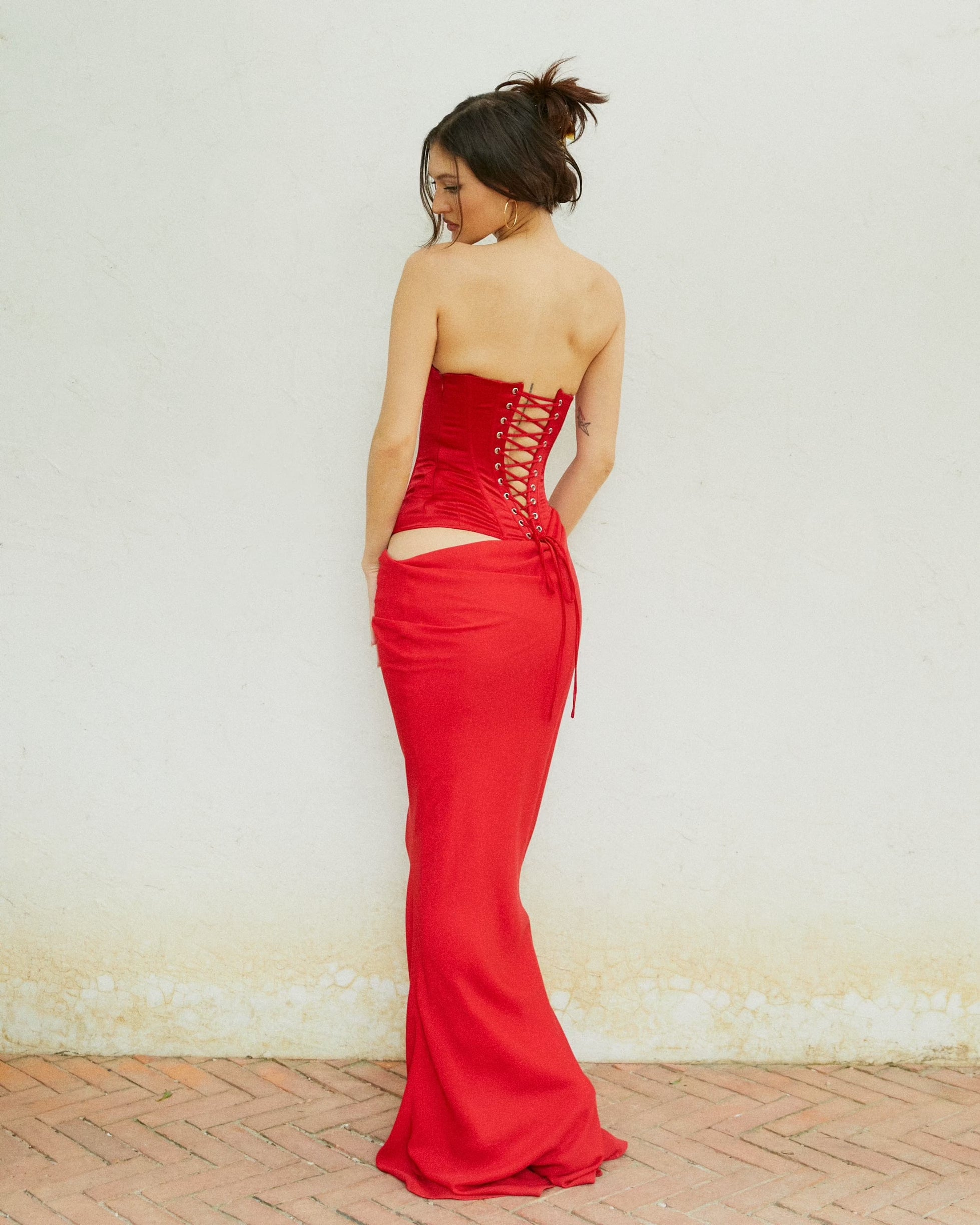 chinese dress ladies Clara Maxi Dress - Red, M chinese dress ladies Clara Maxi Dress - Red, M