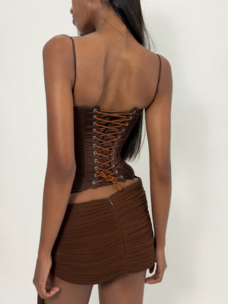 Cherie Corset XS Sample Carolyn Pleated Corset