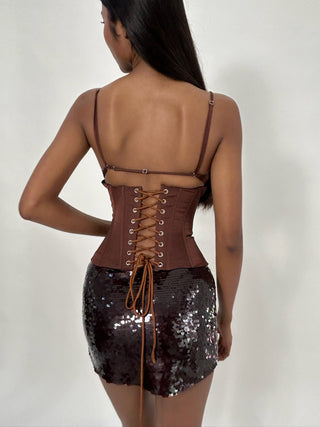 Cherie Corset XS Sample Corset Brown
