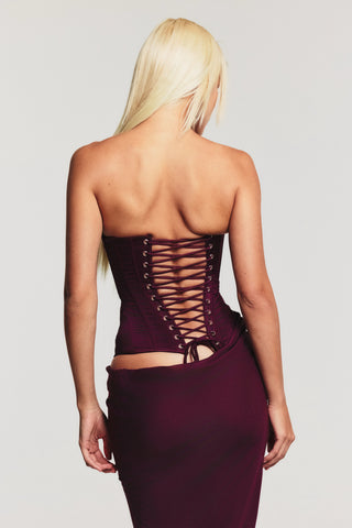 Cherie DRESS Clara Maxi Dress Plum